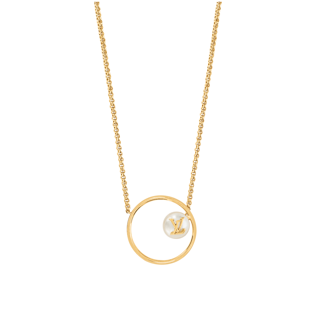 18K Louis Vuitton Eclipse Pearls Necklace