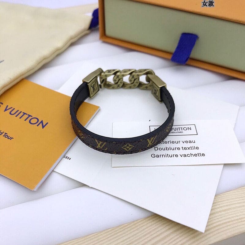 18K Louis Vuitton Monochain Reverso Bracelet