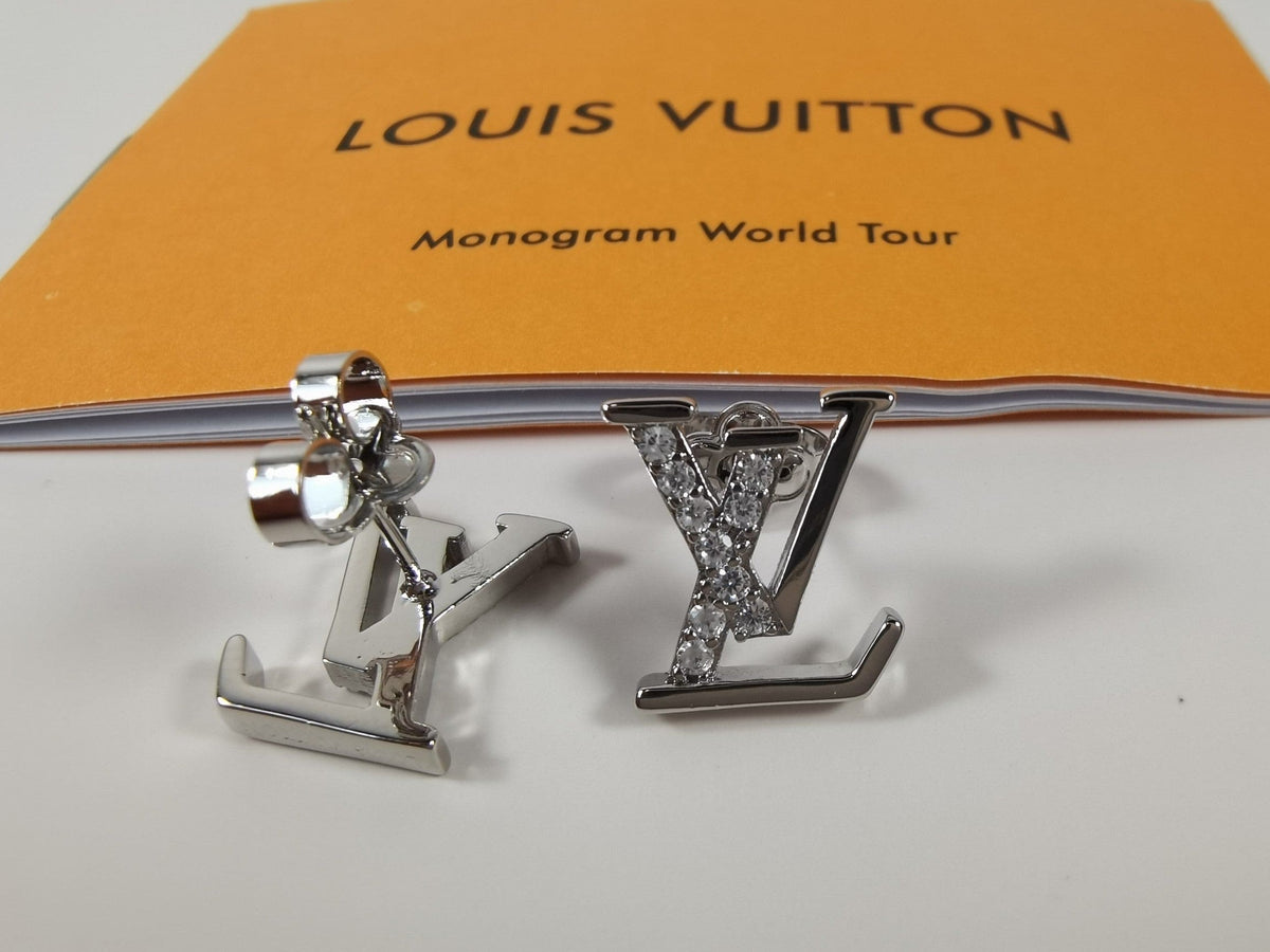 18K Louis Vuitton Iconic Diamond Earrings