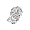 18K  Chanel Diamond Camelia Ring