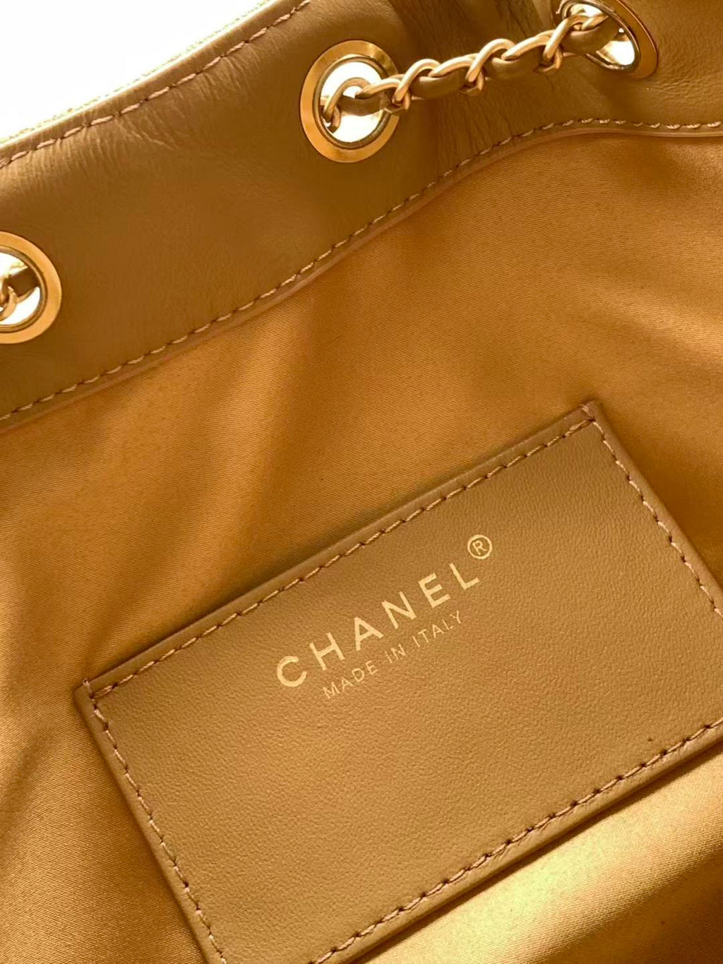 CHANEL 25S HOBO BAG 30 IN BROWN SUEDE WITH GOLD HARDWARE