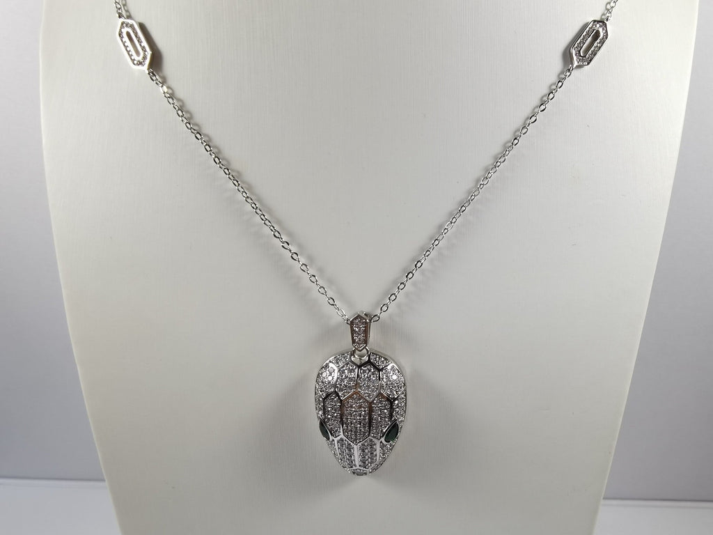 18K BVLGARI Serpenti Emerald Necklace