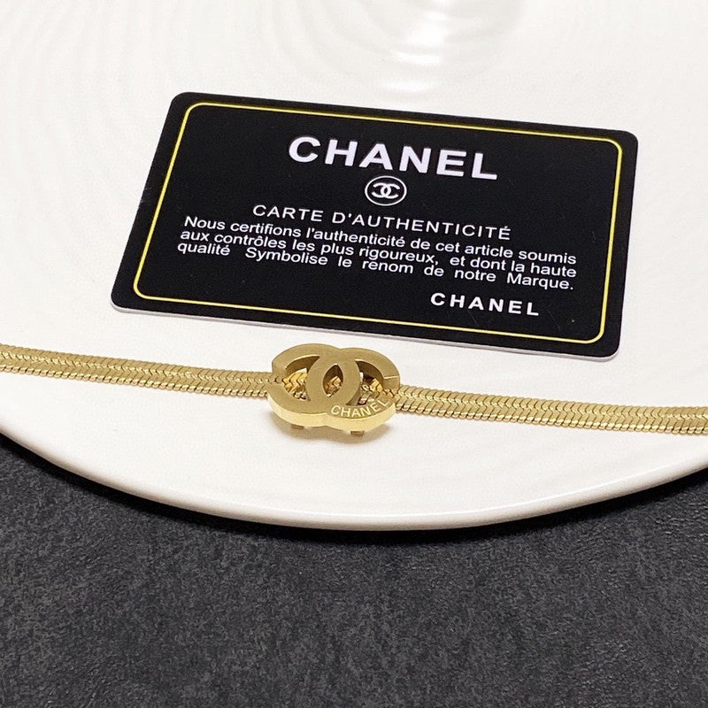 18K  Chanel Gold Choker Necklace