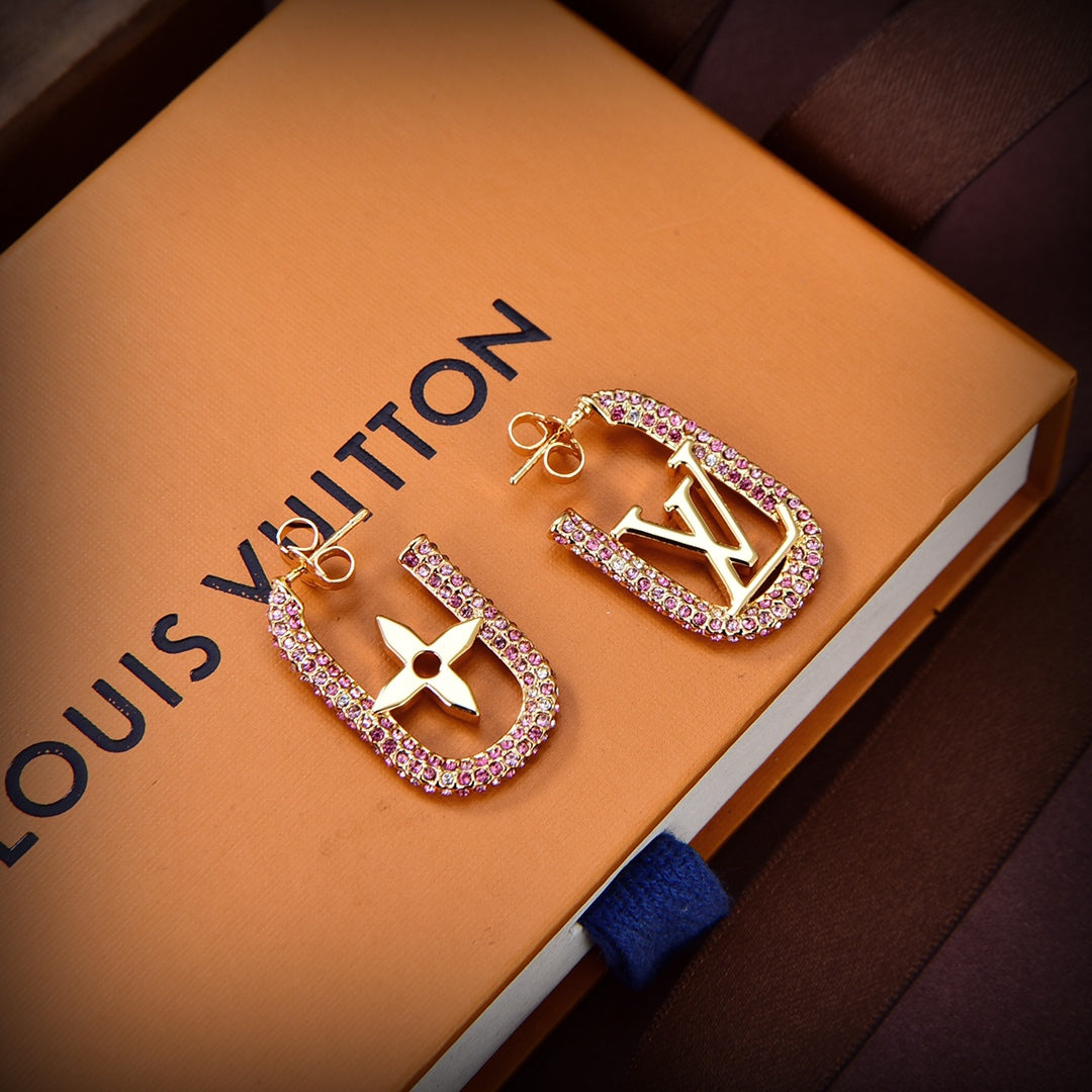 18K Louis Vuitton My Chain Earrings