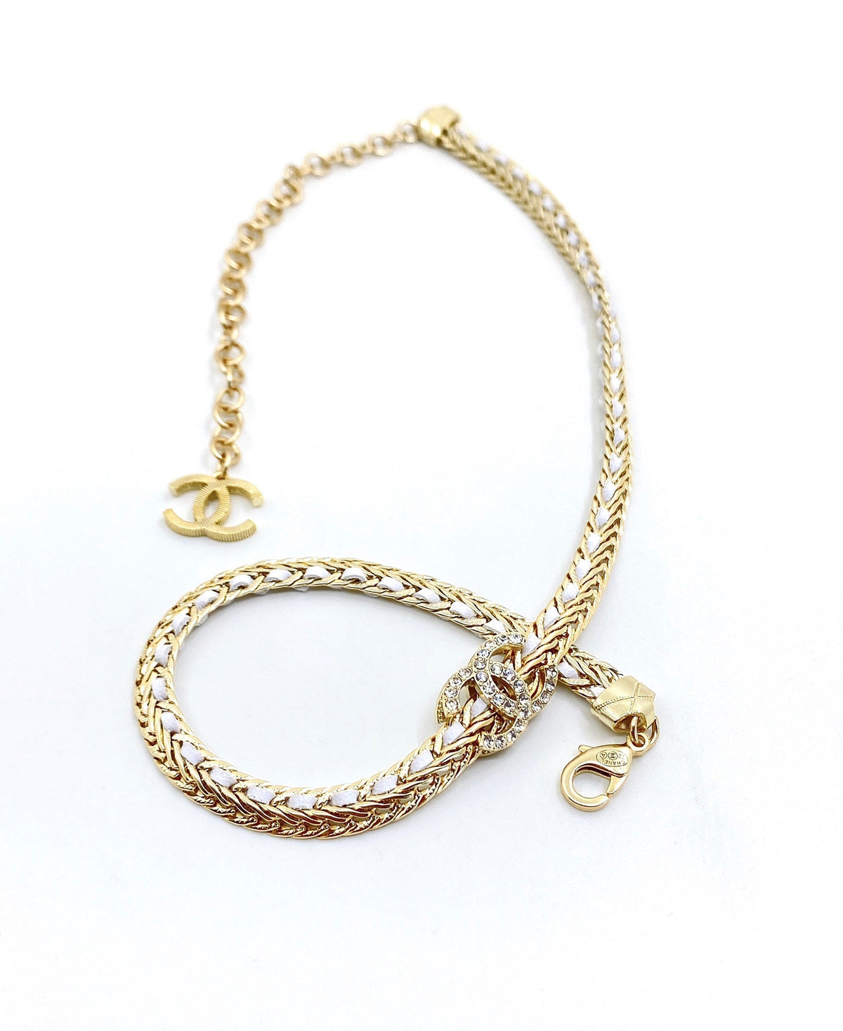 18K  Chanel Diamonds Choker Necklace