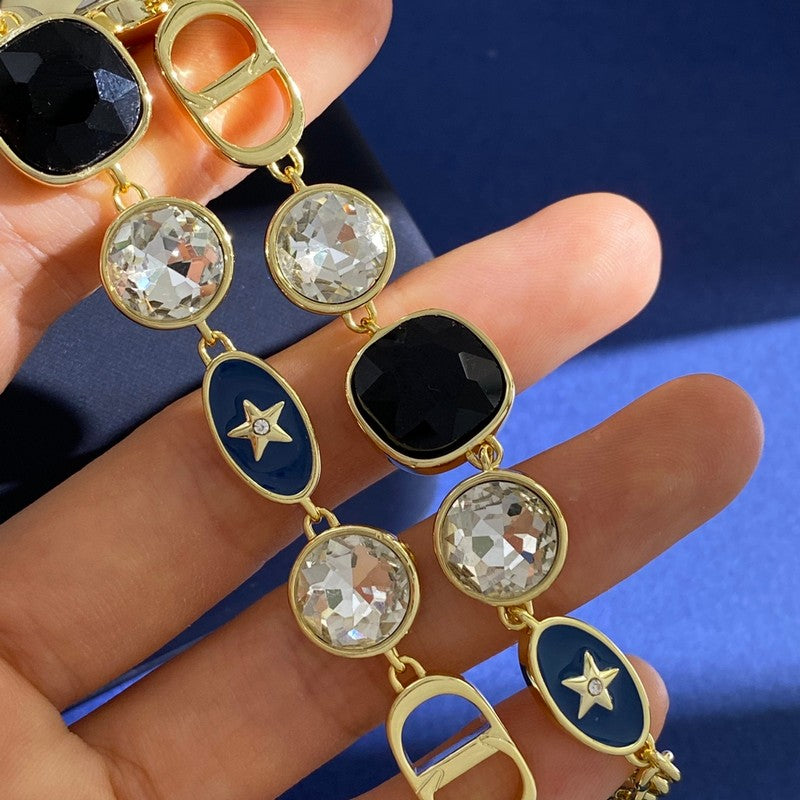 18K Dior Color Crystal Bracelet