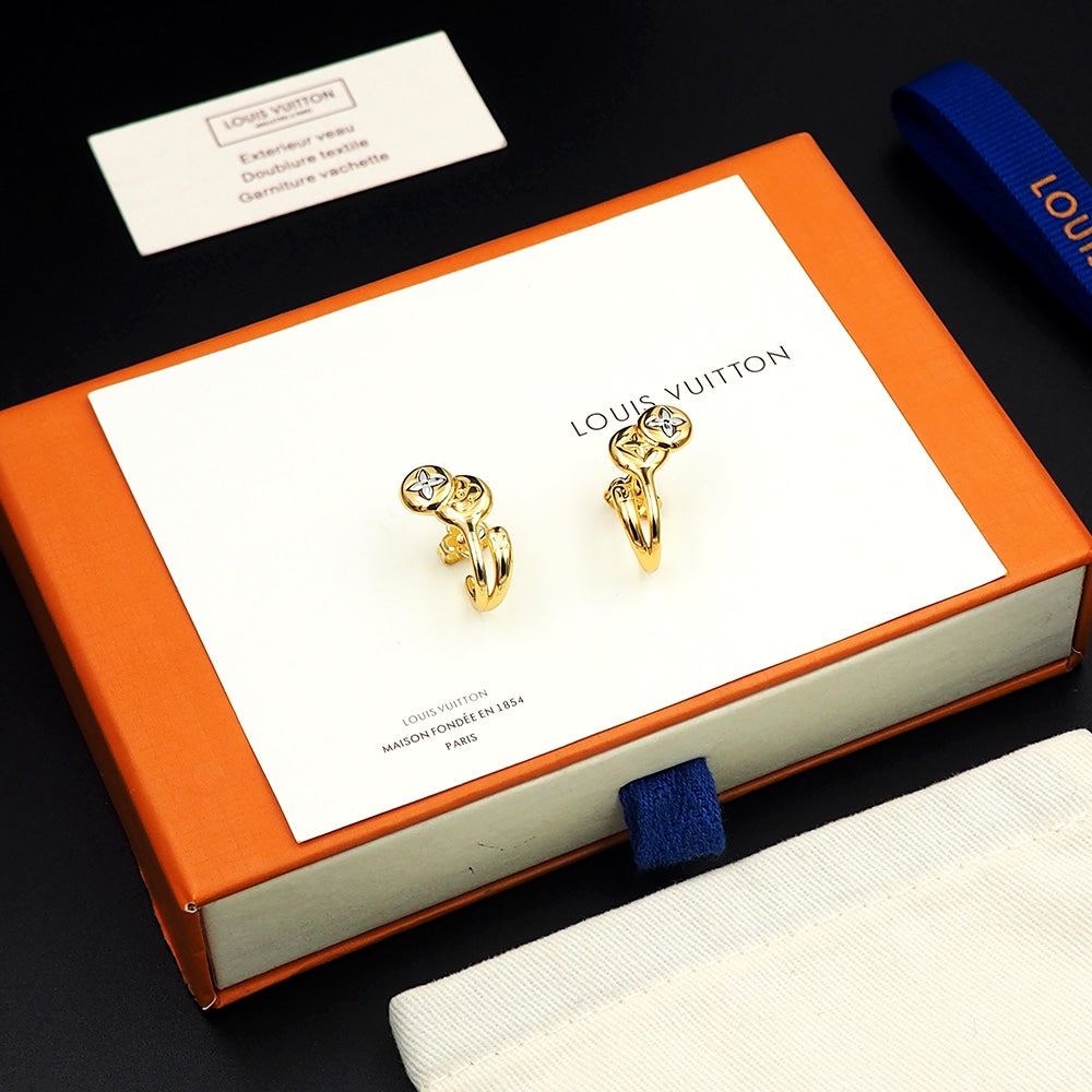 18k Louis Vuitton Symphony Earrings