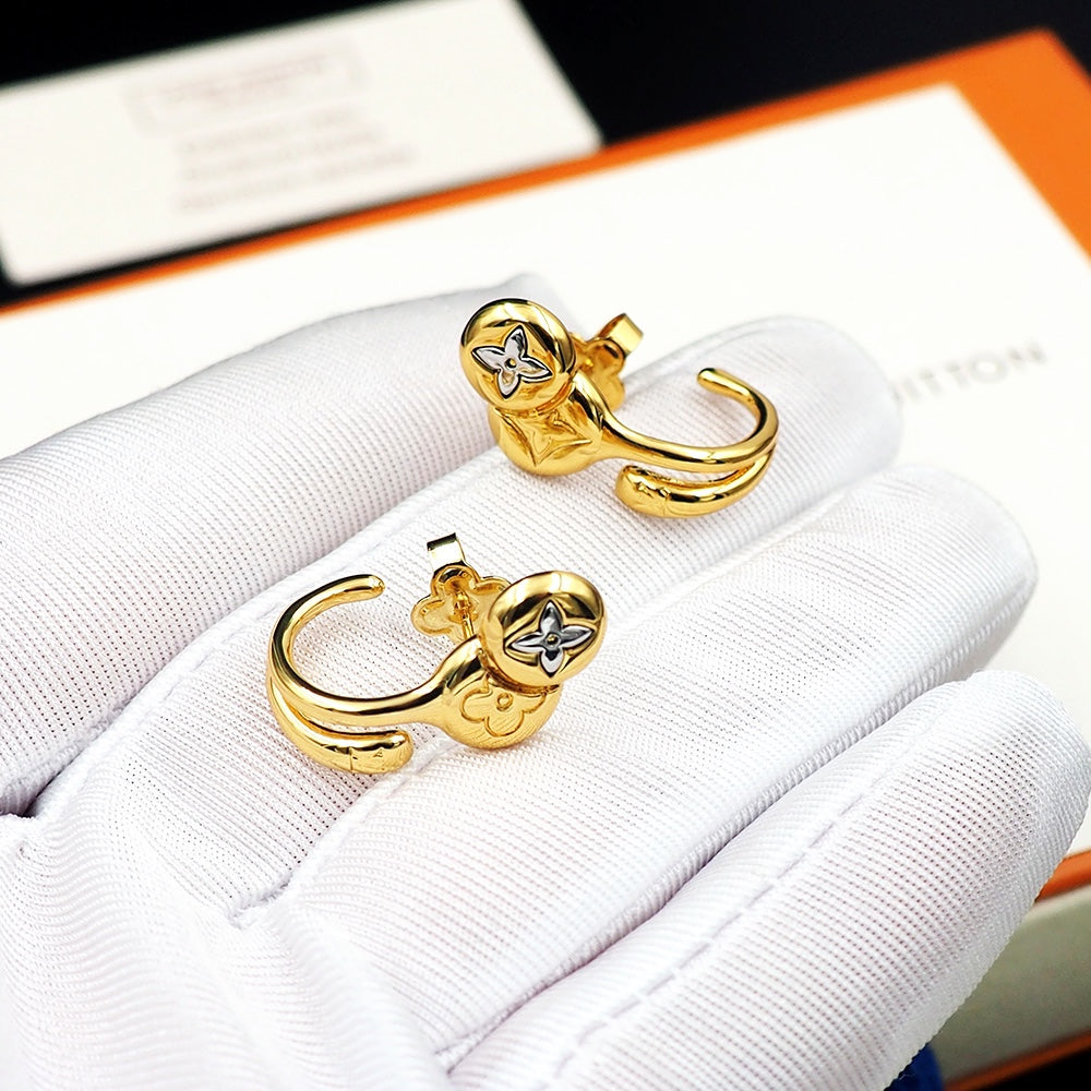18k Louis Vuitton Symphony Earrings
